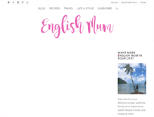 Tablet Screenshot of englishmum.com
